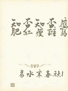 知否知否应是绿肥红瘦谁写的