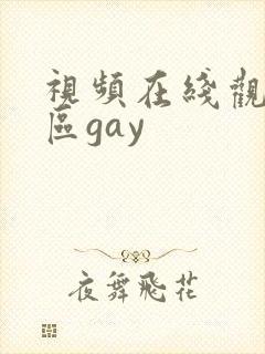 视频在线观看一区gay