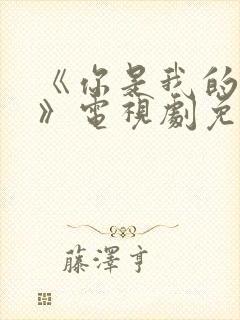 《你是我的荣耀》电视剧免费观看封面