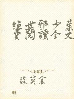 绝世邪少叶潇免费阅读全文