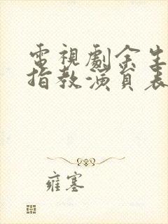 电视剧余生请多指教演员表