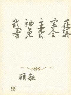 武神主宰在线观看免费全集