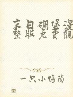 末日碉堡漫画完整版免费观看