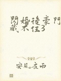 闪婚后豪门马甲藏不住3