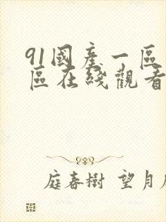 91国产一区二区在线观看