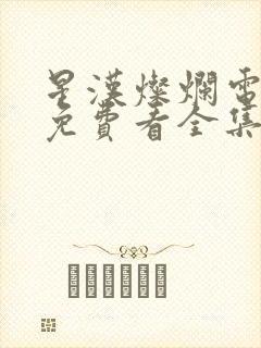 星汉灿烂电视剧免费看全集