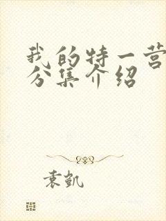 我的特一营剧情分集介绍