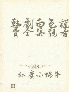 韩剧白色谎言免费全集观看