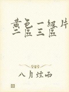 黄色一级片一区二区三区