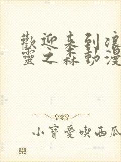 欢迎来到浪荡精灵之森动漫观看全集