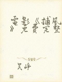 电影《捕风追影》免费完整版