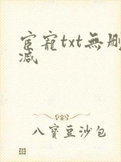 宦宠txt无删减
