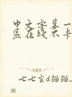 中文字幕一区二区在线不卡