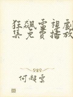 狂飙电视剧40集免费播放