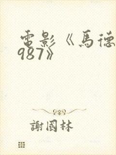 电影《马德里1987》封面