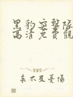 黑豹突击队电影高清免费观看全集