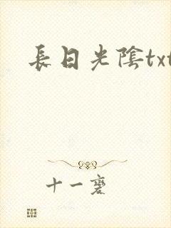 长日光阴txt
