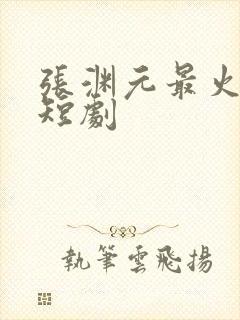 张渊元最火十部短剧