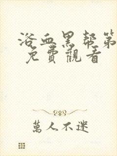 浴血黑帮第一季 免费观看封面