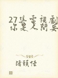 27集电视剧爱你是人间妄想免费看全集