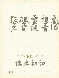 狂飙电视剧全集免费观看16集