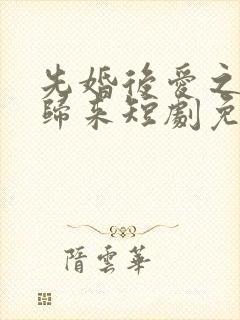 先婚后爱之亡夫归来短剧免费全集免费播放