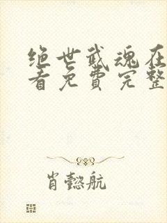 绝世武魂在线观看免费完整版