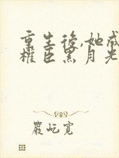 重生后,她成了权臣黑月光无弹窗