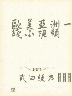 欧美亚洲一区在线小视频