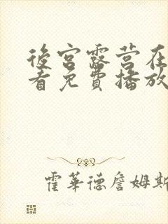 后宫露营在线观看免费播放电视剧