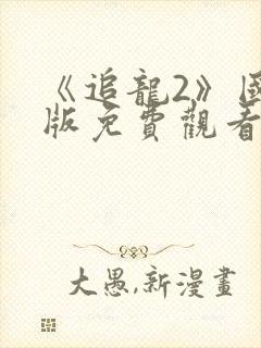 《追龙2》国语版免费观看