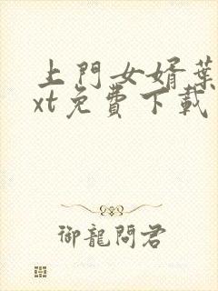 上门女婿叶辰txt免费下载