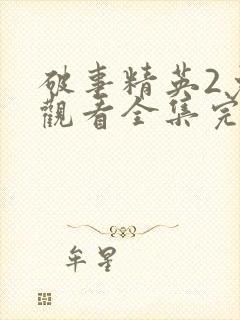 破事精英2免费观看全集完整版封面