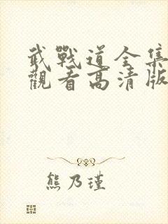 武战道全集免费观看高清版封面