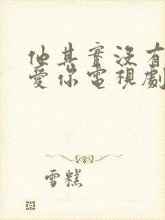 他其实没有那么爱你电视剧免费观看