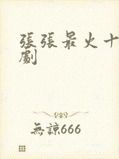 张张最火十部短剧