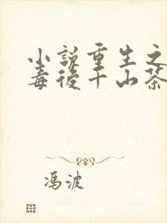 小说重生之将门毒后千山茶客目录封面