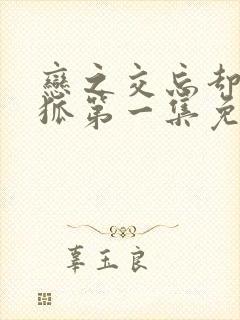 恋之交忘却的妖狐第一集免费观看封面