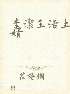 李洁王浩上门女婿