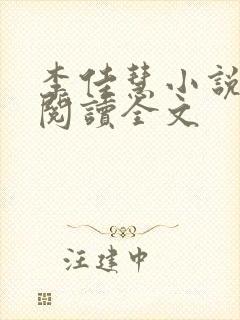 李佳慧小说在线阅读全文