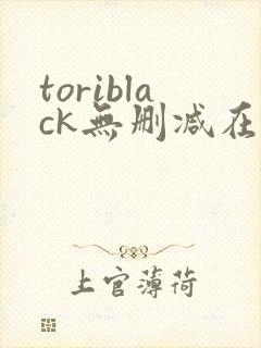 toriblack无删减在线观看封面
