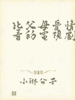 比父母爱情还好看的电视剧