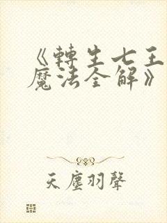 《转生七王子的魔法全解》封面