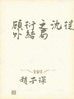 顾衍之沈从灵番外结局