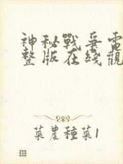 神秘战争电影完整版在线观看高清