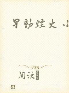 星动烟火 小说