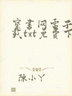 宝书网电子书下载txt免费下载完本封面