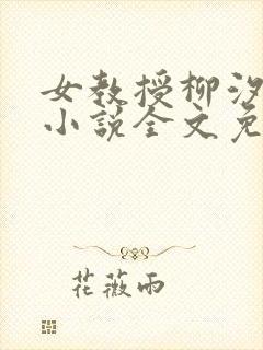 女教授柳汐裴煜小说全文免费阅读