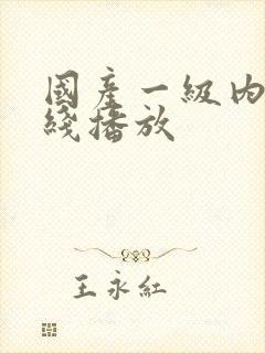 国产一级内射在线播放