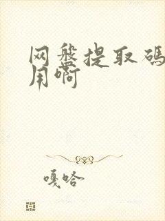 网盘提取码怎么用啊封面